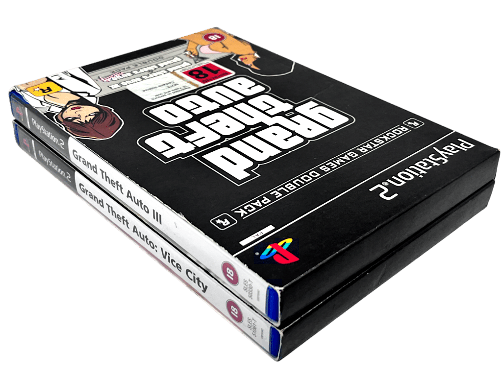 Grand Theft Auto III + GTA Vice City (PS2) *ROCKSTAR GAMES BOX SET*