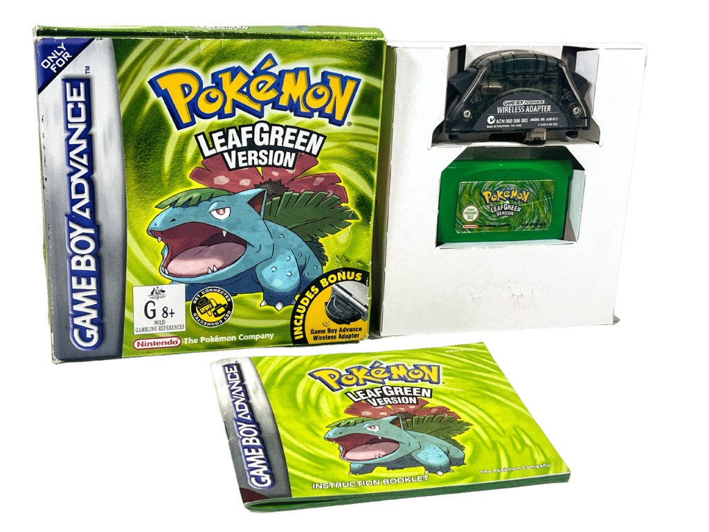 POKEMON LEAFGREEN Version (GBA) *COMPLETE BOX SET
