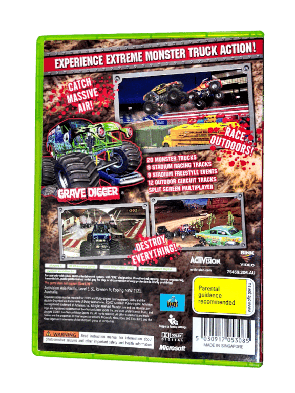 MONSTER JAM Xbox 360