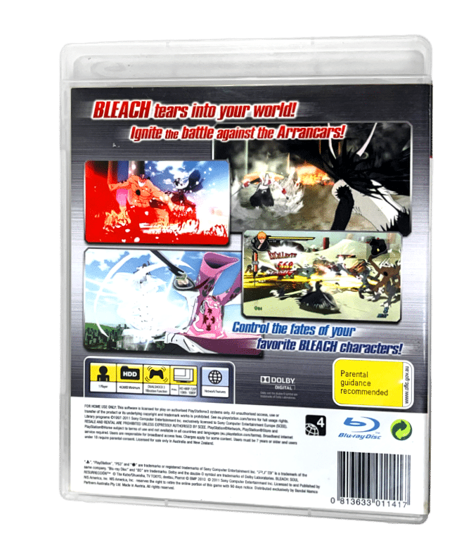 BLEACH Soul Resurreccion PlayStation 3 game