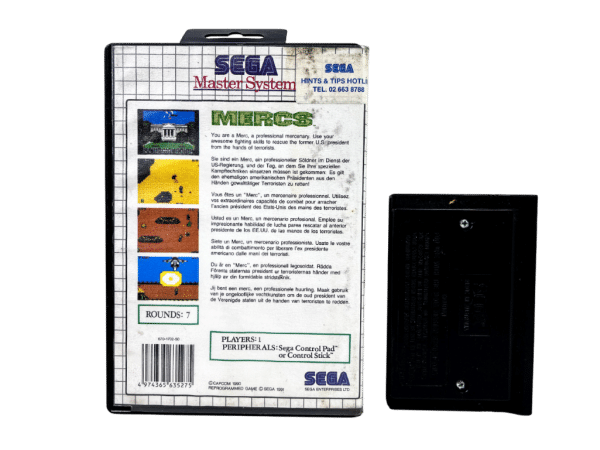 MERCS SEGA MASTER SYSTEM