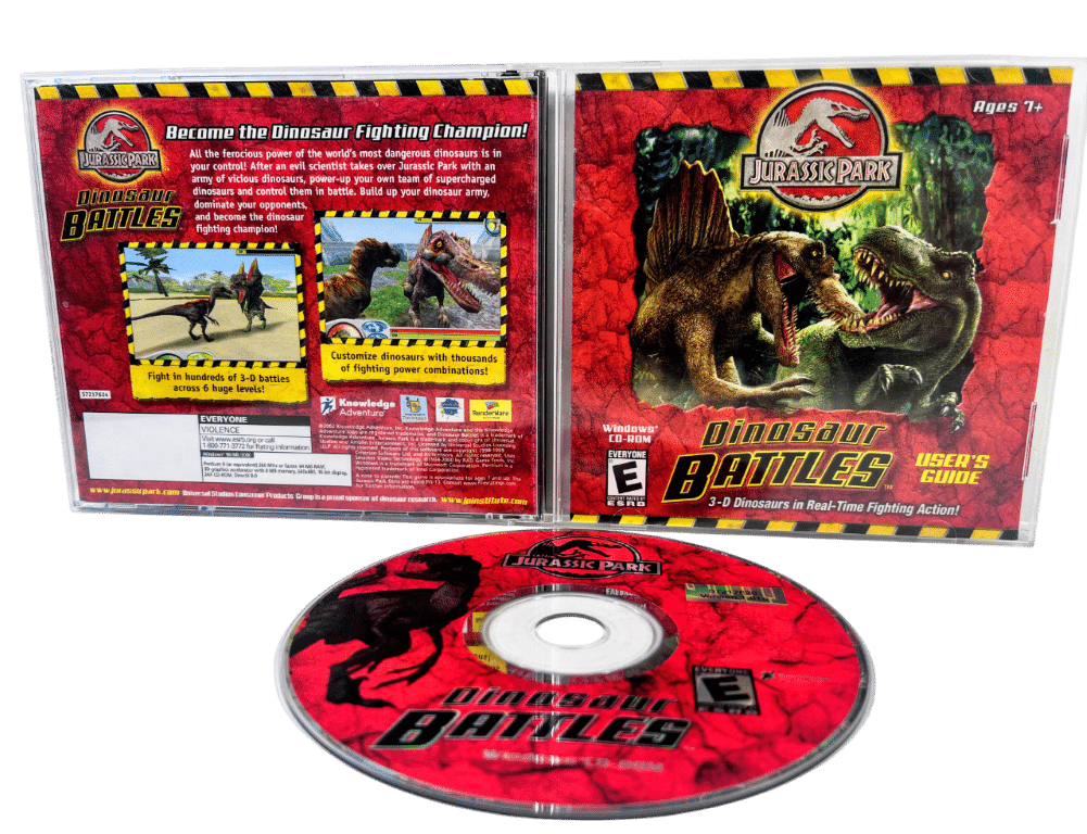 JURASSIC PARK: Dinosaur Battles (PC) *COMPLETE*