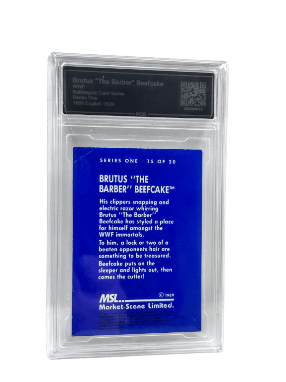 WWF WWE Brutas the Barber Beefcake (1989) SERIES 1 *AUTHENTIC* - Image 2