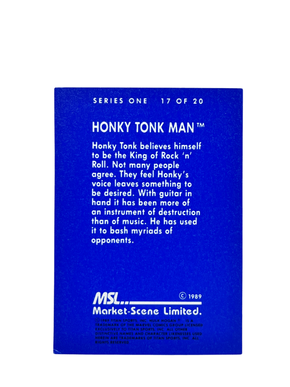 WWF WWE The Honky Tonk Man (1989) SERIES 1 *AUTHENTIC* - Image 2