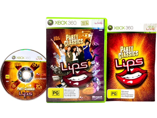LIPS PARTY CLASSICS Xbox 360 game