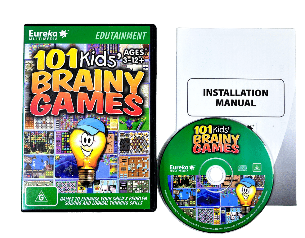 101 Kids' Brainy Games (PC) *MINT COMPLETE*