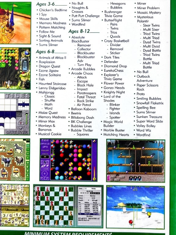 101 Kids' Brainy Games (PC) *MINT COMPLETE* - Image 3