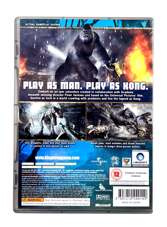 Peter Jackson’s KING KONG The Video Game (Xbox 360)