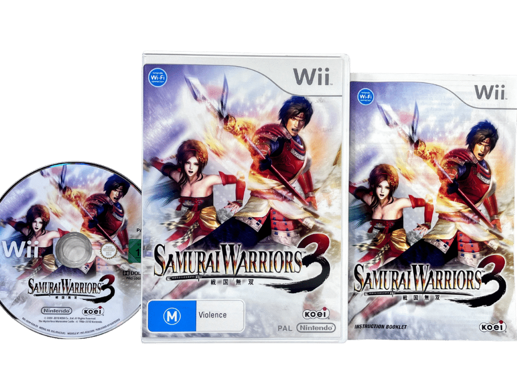 SAMURAI WARRIORS 3 (Wii) *MINT COLLECTOR'S*