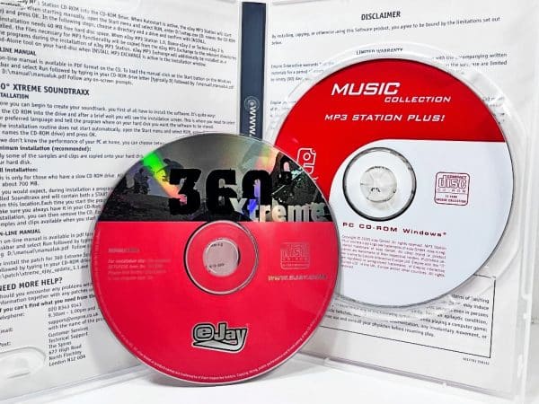 eJay Music Collection - 360 Extreme & MP3 Station Plus - PC CD-ROM