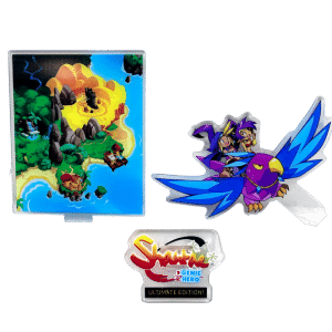 Shantae 1/2 Half-Genie Hero Sky & Wrench Bird Acrylic Figure Standee Limited Run