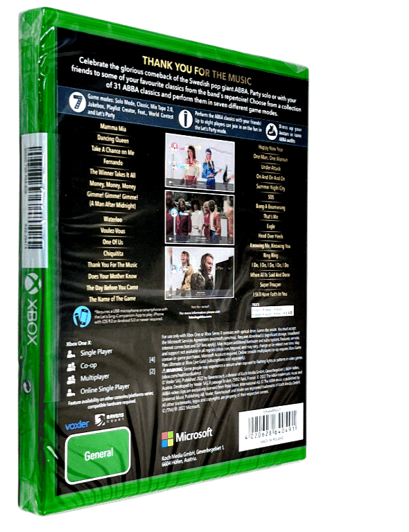 Let's SING ABBA (XBox One & Series X)