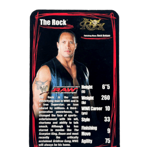 Top Trumps Specials Collector's Cards: WWE THE ROCK