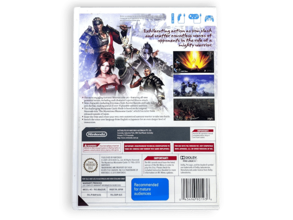 SAMURAI WARRIORS 3 (Wii) *MINT COLLECTOR'S* - Image 3