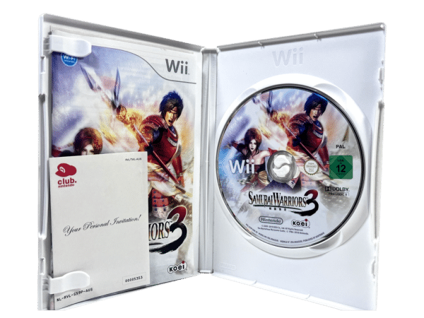 SAMURAI WARRIORS 3 (Wii) *MINT COLLECTOR'S* - Image 2