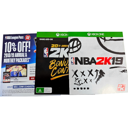 NBA 2K19: 20th Anniversary Edition (Xbox One) *MINT COMPLETE