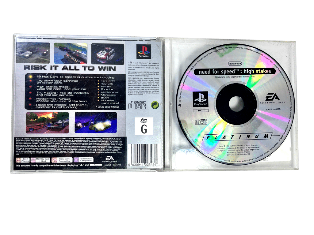 Hot Pursuit Need For Speed High Stakes Ps1 Need For Speed: High