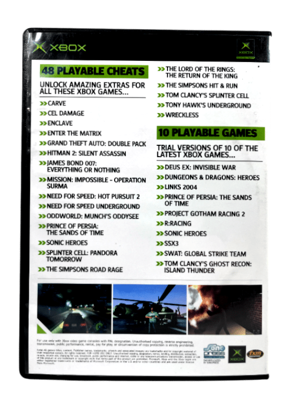 Official Xbox Magazine PLAYABLE CHEATS! (48 Exclusive Playable Cheats) - Image 2