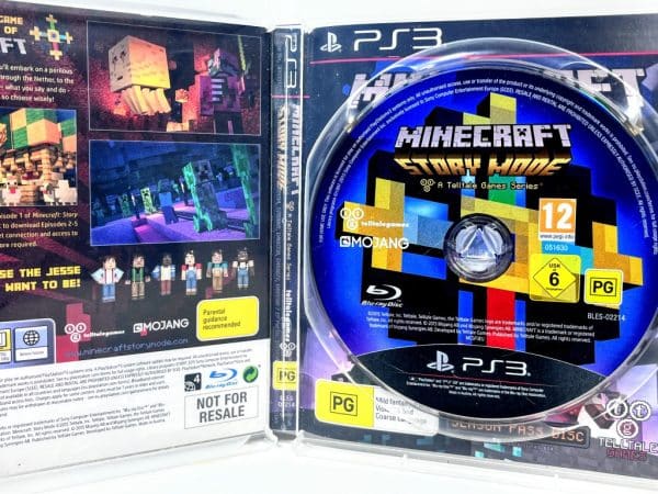 MINECRAFT Story Mode: SEASON PASS DISC (PS3) *EXCELLENT & COMPLETE* - Image 2