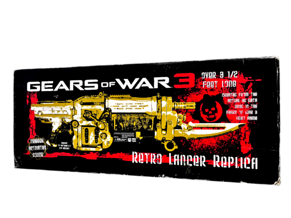 NECA GOLD Gears of War 3 Retro Lancer Replica Gun