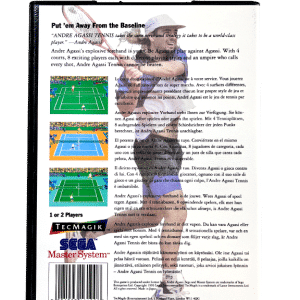 Andre Agassi Tennis (Sega Master System)