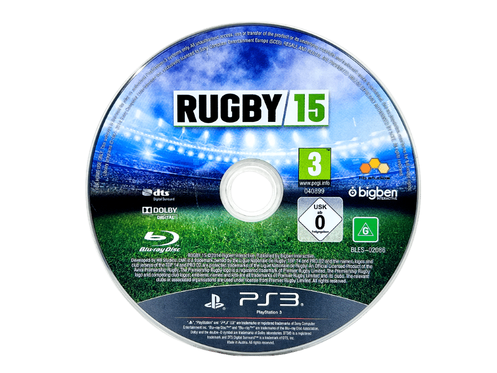 Rugby 15 PS3