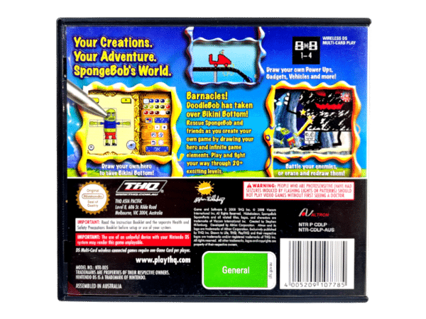 Drawn to Life SPONGEBOB SQUAREPANTS Nintendo DS