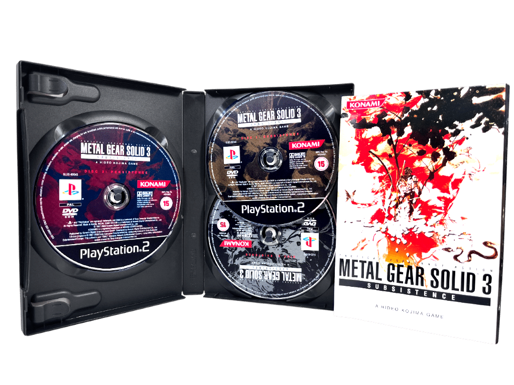 Metal Gear Solid 3: Subsistence (PS2 Big Box 3-DISC) *MINT