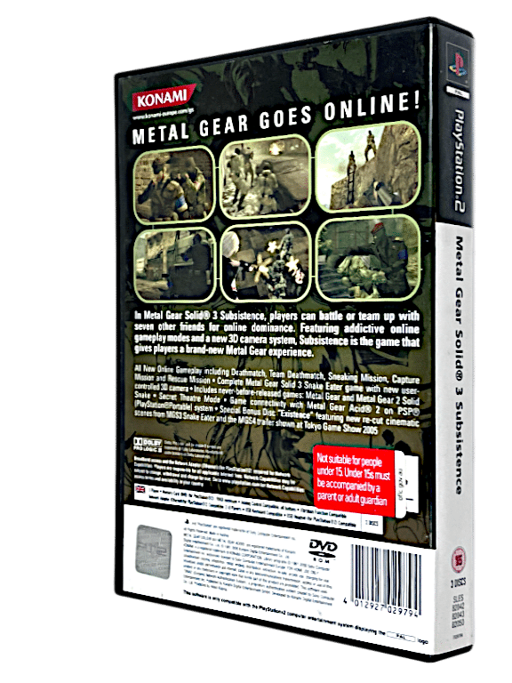 Metal Gear Solid 3: Subsistence (PS2