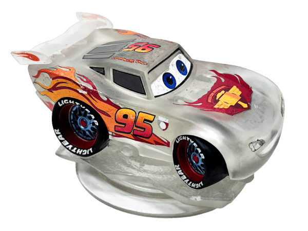 Disney Infinity: Lightning McQueen CRYSTAL TRANSLUCENT *RARE*