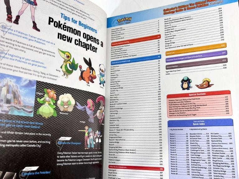 Pokemon Black Version + White Official Game Guide (Collector's Hardcover) *INCLUDES POSTER* - Image 8