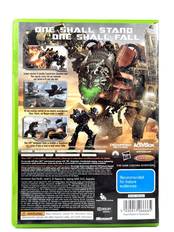 TRANSFORMERS: Revenge of the Fallen (XBox 360) - Image 2