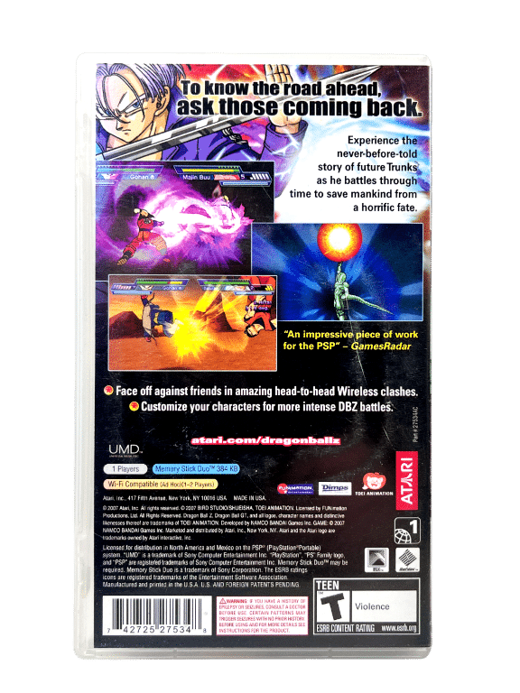 Dragón ball z shin budokai another road psp playstation en México