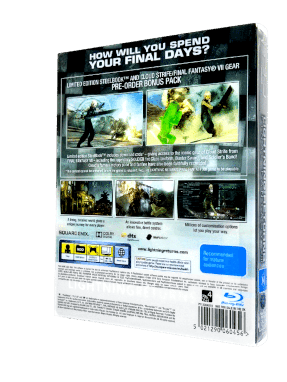 Lightning Returns Final Fantasy XIII COLLECTOR'S STEEL EDITION *AS NEW - MINT COLLECTOR'S* - Image 8