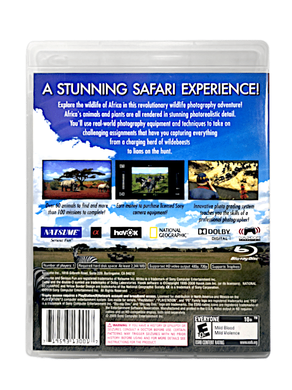 AFRIKA (PS3 - RARE)