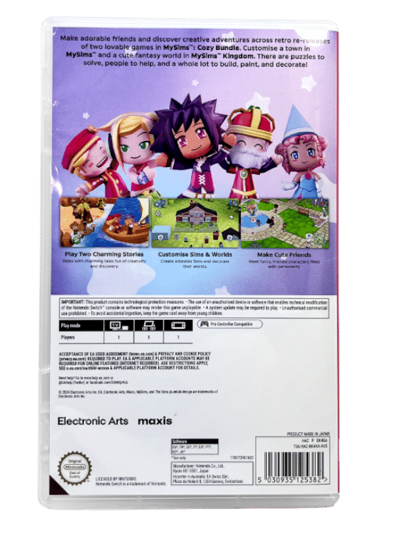 MySims Cozy Bundle (Nintendo Switch) Appleby Games