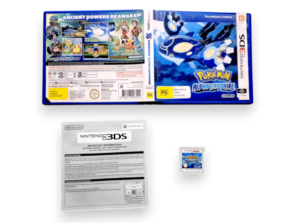 POKEMON Alpha Sapphire (3DS - NZ PRINT) *MINT COMPLETE* - Image 2