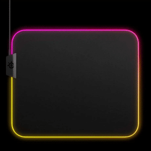 SteelSeries- QCK Prism Cloth Medium RGB Gaming Mouse Pad 2 Zone RGB (Medium)