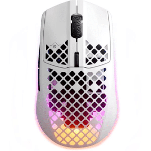 SteelSeries- Aerox 3 RGB Wireless Gaming Mouse (Snow)