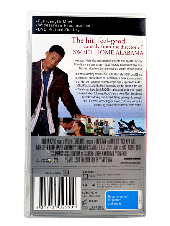 HITCH starring Will Smith (PSP MOVIE)