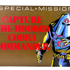 G.I. Joe 1980s Milton Bradley NZ Special Mission: Capture the Hooded Cobra Commander