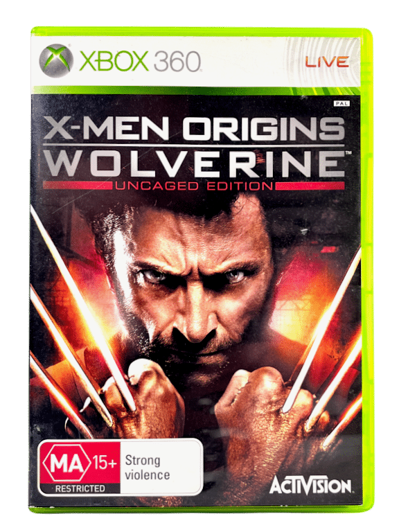 X-Men Origins Wolverine Uncaged Edition XBox 360 game