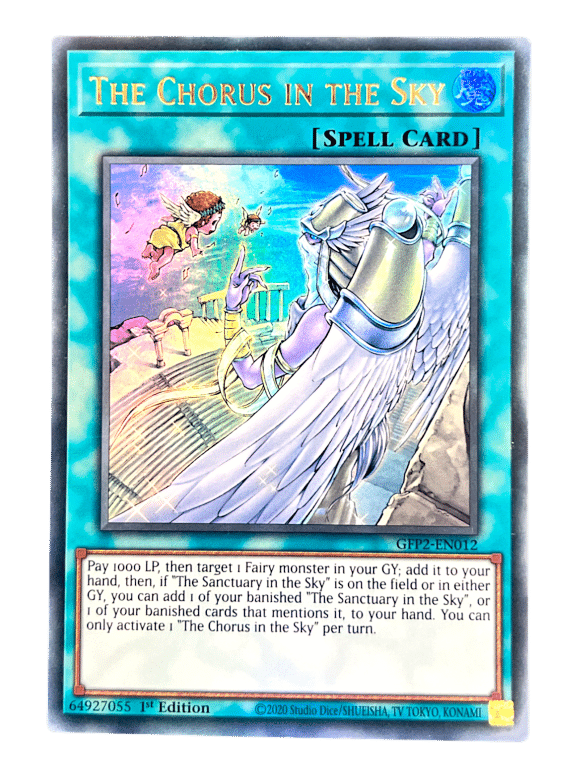 YU-GI-OH TCG - The Chorus in the Sky - GFP2-EN012 - Ultra Rare - 1st Edition