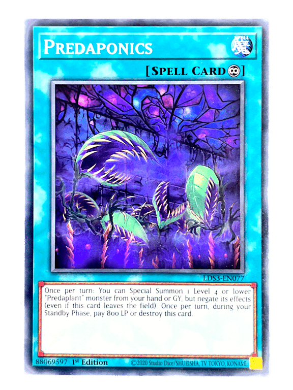 YU-GI-OH TCG - Predaponics - LDS3-EN077 - Common - 1st Edition