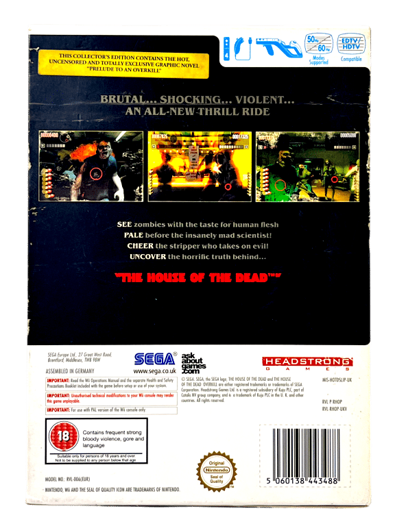 House of the Dead Overkill BOXED COLLECTOR'S EDITION (Wii) *MINT COMPLETE* - Image 8