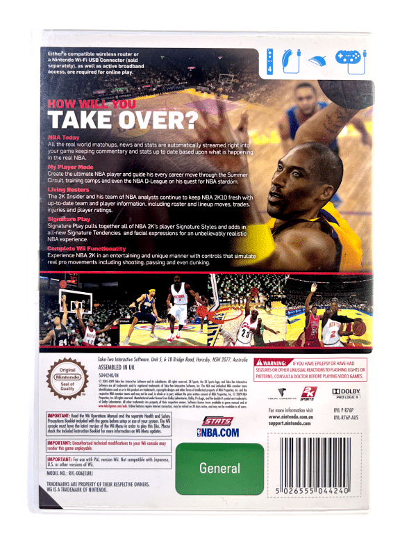 NBA 2K10: TENTH ANNIVERSARY EDITION (Wii)