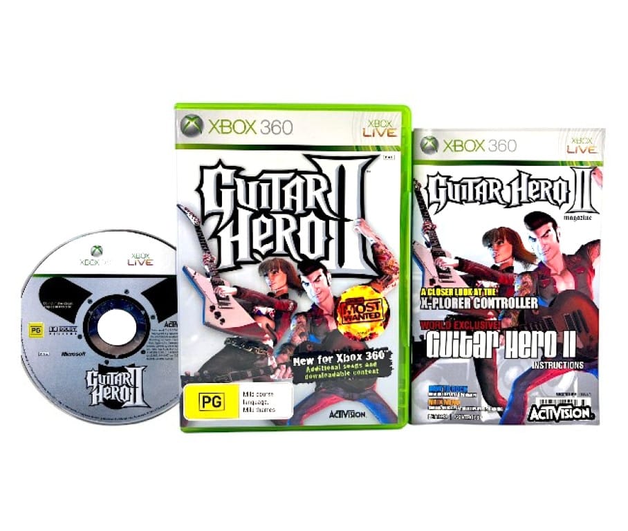 ROCK BAND Fender Stratocaster Guitar (Xbox 360) + Guitar Hero II Game! - Image 7