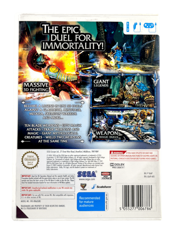 Tournament of Legends (Wii) *EXCELLENT* - Image 2