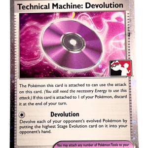 POKEMON TCG - Technical Machine: Devolution Prize Pack Cosmos Holo