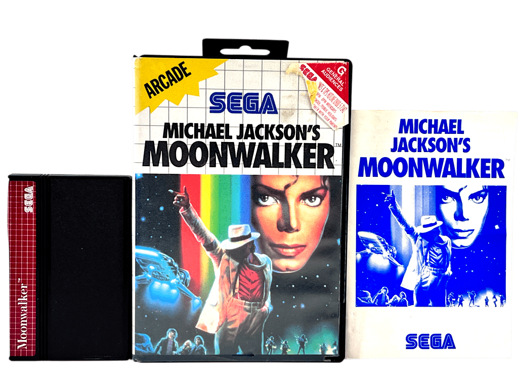 Michael Jackson's Moonwalker (Sega Master System) *CASE + MANUAL, NO CART*